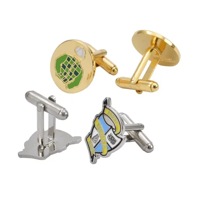 Personalized Luxury Men's Suit Accessories Set: Cuff Links & Tie Bars