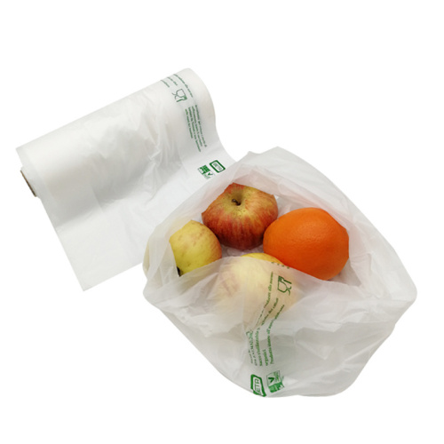 OEM Transparent Supermarket Use for Vegetable Fruit Food Plastic Packaging Food Plastic Small Bag on Roll