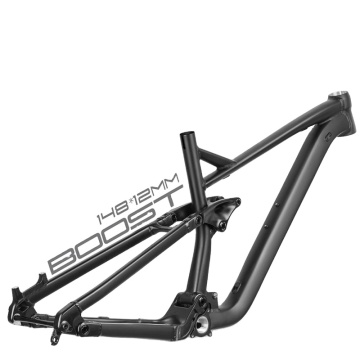 Aluminum Alloy Bicycle Frames: Full Suspension Boost Frame with 148x12mm Spacing for 29er and 27.5er MTBs - Designed for AM All Mountain & DH Riding