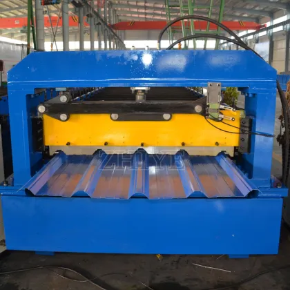 Single Layer Roof Tile Roll Forming Machinery