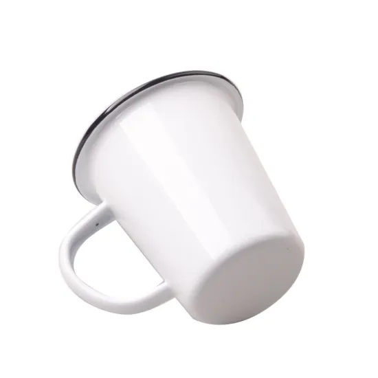 Wide Mouth Enamel Drink Cup Without Handle