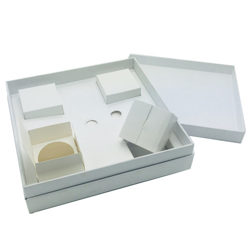 Lip paper gift box with insert