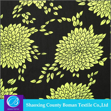 Fashion fabric supplier Beautiful Woven print microfiber fabric