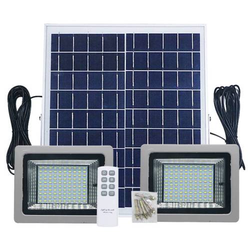 Double Head Solar LED Flood Light