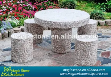 garden table and round chair