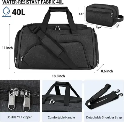 fashion casual sports duffel bags for travel