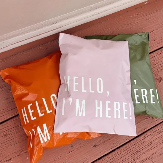 Custom Waterproof Self-Seal Printed Poly Mailers for Boutique Clothing