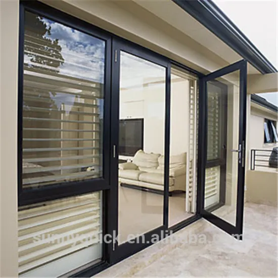 2.0mm wall thickness aluminium casement door design for entry door