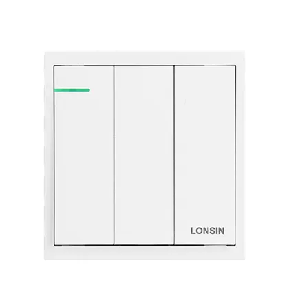 London Brand Two Way Wall Switch Socket