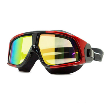 Eco-Friendly Silicone Strap Big Frame Swimming Goggles for Adults