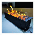 1900mm TV Stand with Recessed Smart Ethanol Fireplace - Remote Control & Timing Function