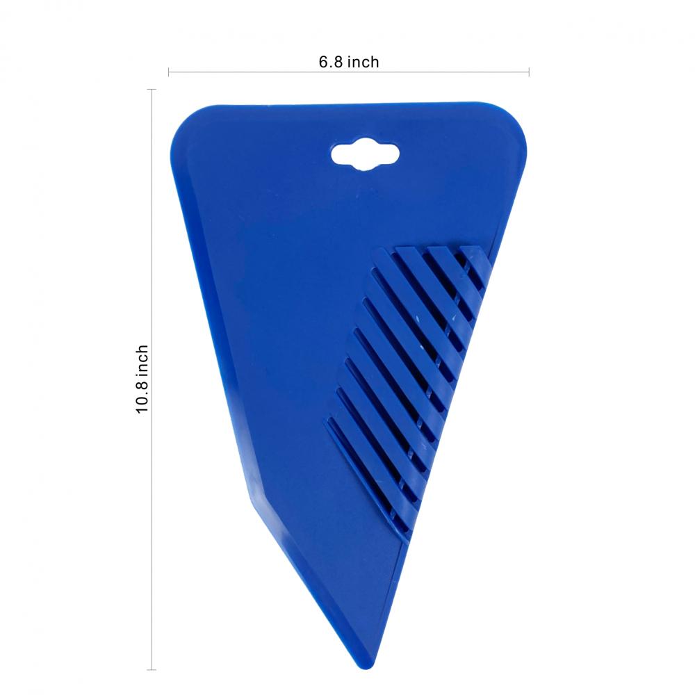 Plastic scraper for interior walls