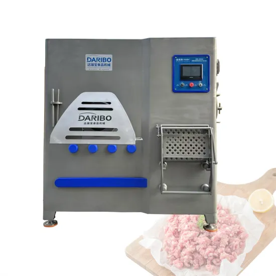 Double Auger Meat Grinder for Large Capacity Processing of Frozen Pork and Beef