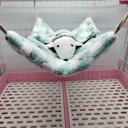 Pet Bird Hamster Hammock Hanging Nest Bed House