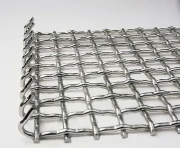 intermediate crimped mesh