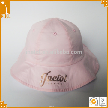 2016 new many colours custom girl sun bucket hats with protable bag
