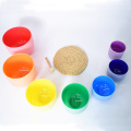 Q're Meditation Series 8-14 inch Colored Chakra Set of 7 Crystal Singing Bowls