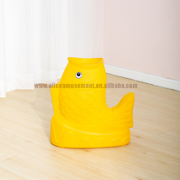 Animal-Themed Kindergarten Furniture: Colorful Plastic Trash Can for Children