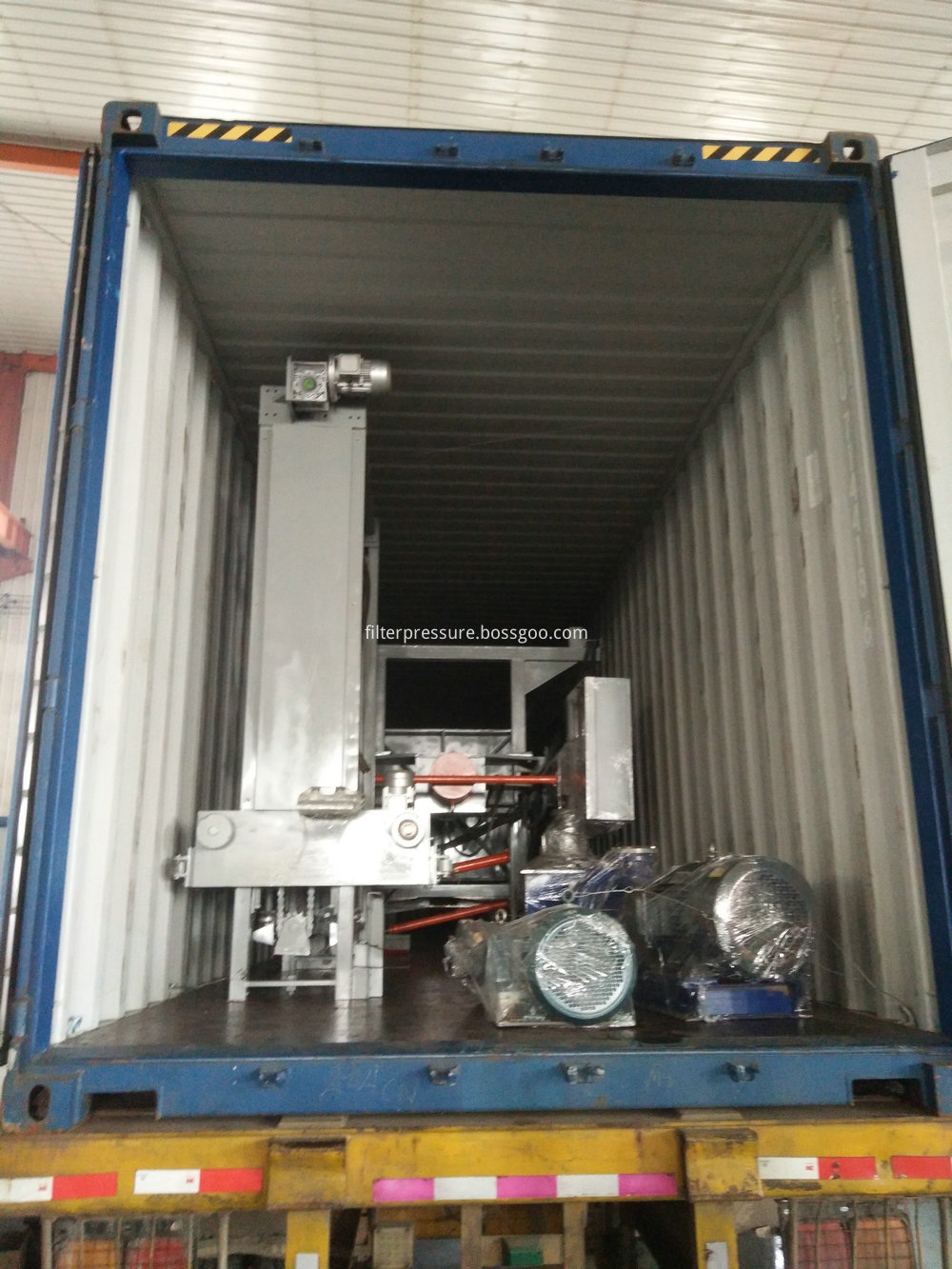 100㎡ filter press with auto cleaning system