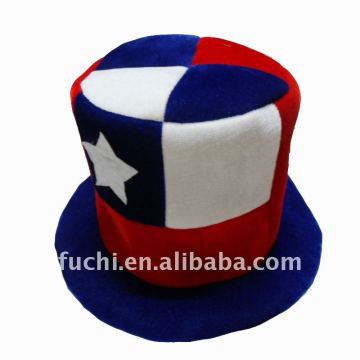 Flag Carnival Hat With Custom Printing for Football Supporters