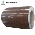 Υφή ξύλου PVC Πλαστικοποιημένο μέταλλο αλουμινίου