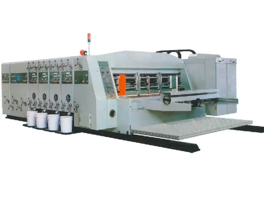 High Speed Multicolor Flexo Ink Printing Die Cutting Machine Corrugated Carton Box Printing Machine