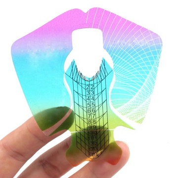 Reusable Dual System Pure Aluminum Foil Nail Forms for UV Gel Sculpting