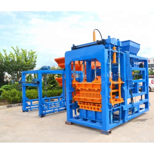 QT6-15 full automaticconcrete hollow brick making machine