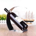 Creative stainless steel wine rack