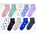 Ladies casual flat shoes sport cotton socks