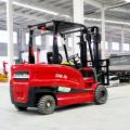 4 Wheels Counterbalance Electric Forklift for Narrow