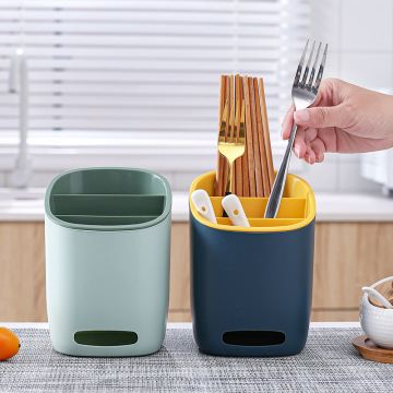 Modern Plastic Chopsticks and Spoon Rack - Multi-Functional Kitchen Organizer