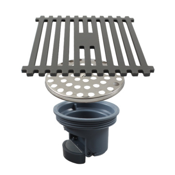 Stainless Steel Shower Floor Drain Mesh with Anti-Odor Drain Core