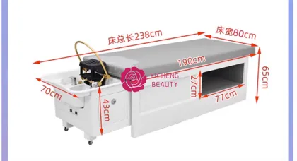 Yicheng Luxury Hair Treatment Washing Bed with Steam Massage and Spa
