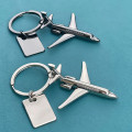 High Quality Customizable Stainless Steel 3D Aircraft Key Chain Pilot Gift and Aviation Enthusiast Pendant for Aviation Lovers