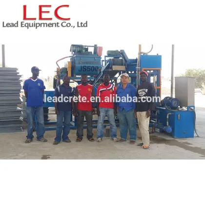 German technology fully automatic concrete block making machine