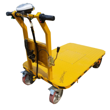 Electric Trolley Flatbed for Warehouse Transport