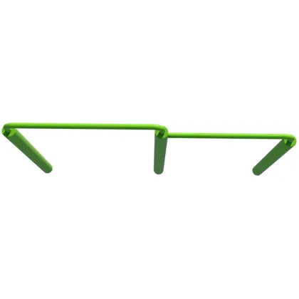 Double horizontal bars uneven bars