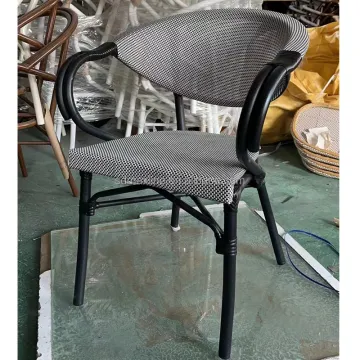Modern Simple Leisure Courtyard Cafe Chair - Mesh Outdoor Leisure Chair