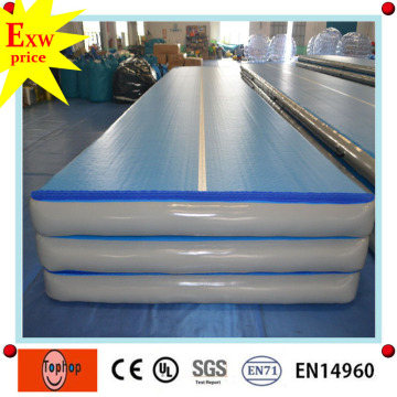 factory outlet inflatable air tumbling mat track for gym practice for sale