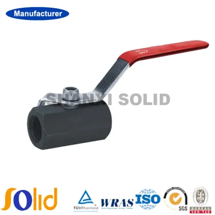 1PC Carton Steel Ball Valve Screw Ends 2000wog