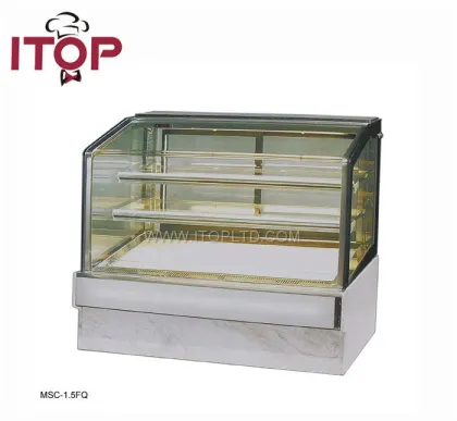Marble pastries showcase With light box