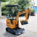 Toprak İşi İçin 1.2Ton Sarı Mini Ekskavatör