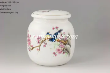 Round Magie Tea canister Ceramic material 100-150g Tea