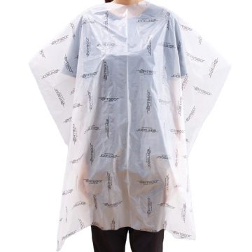 Disposable Plastic Hair Dye Shawls for Hairdressers