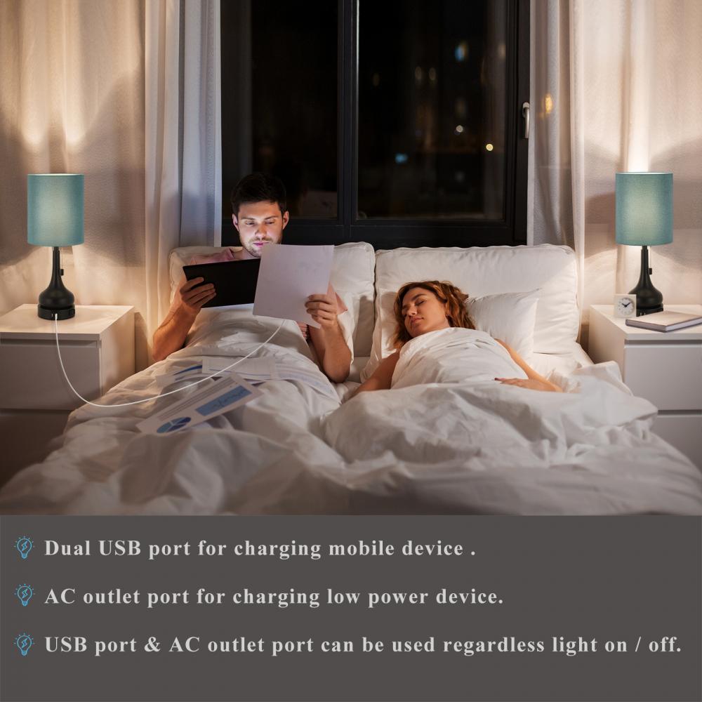 Desk Charging Modern Table Lamps