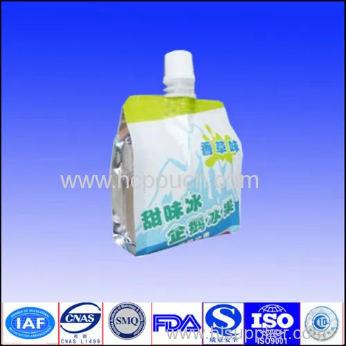 250ml Liquid Aluminum Foil Bag With Spout/foil Pouch 