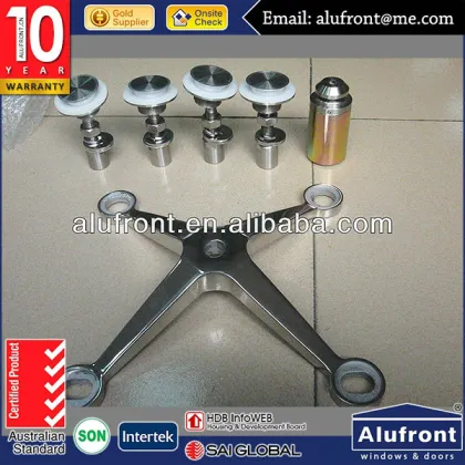 Top Quality Spider Curtain Wall/Steel Structure Curtain Wall For High Rise Building