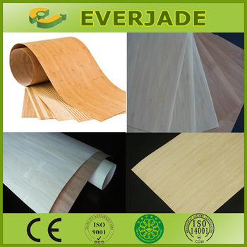 Beautiful and cheap indoor decorative natural vertical bamboo veneer