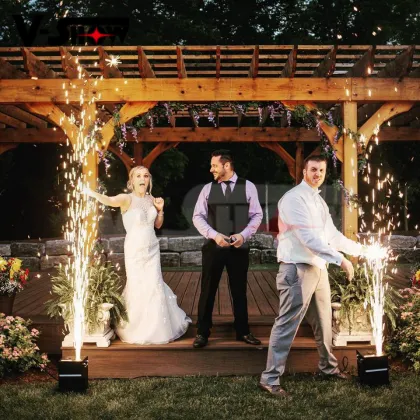 VSHOW CSF750 750W Cold Spark Wedding Firework Machine - Remote Control Wedding Spark Machine